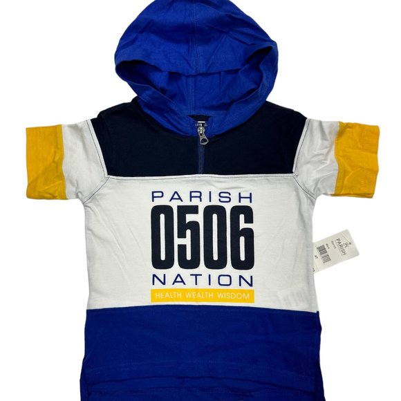 Parish Nation Hooded Colorblock Tee (4T) - Picture 1 of 8